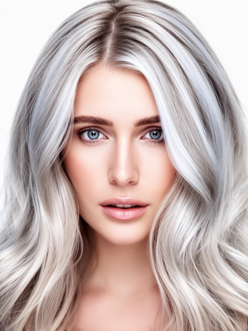 Bright Summer hair color - cool, vivid tones