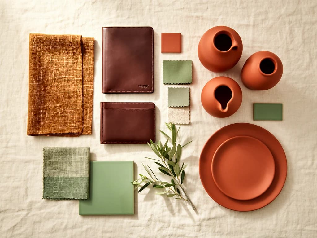 Colors that go with brown showcasing various brown color combinations and earth tone palettes