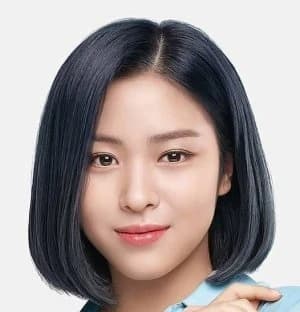 Editorial gallery of Ryujin (ITZY) styled in bright winter looks with electric blues, magenta accents, and polished black, highlighting electric cobalt, icy magenta, optic white, chrome silver, and inky black.