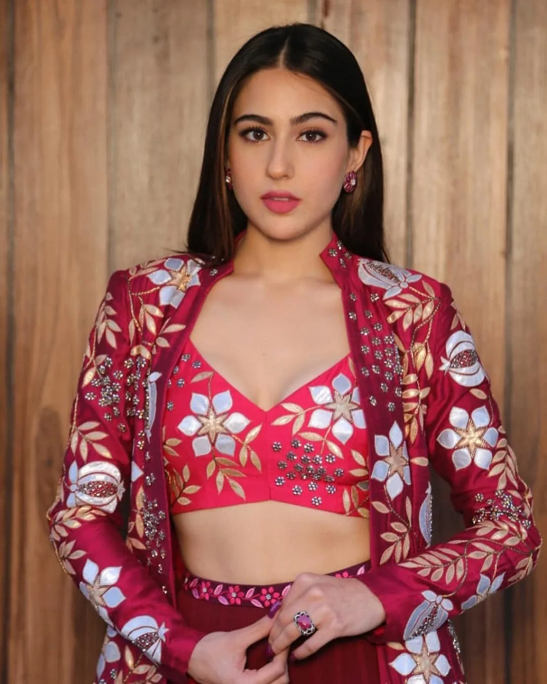 Editorial gallery of Sara Ali Khan styled in light spring looks full of sherbet pinks, mint greens, and warm ivory, highlighting sherbet peach, mint chiffon, sky aqua, sunny coral, and whipped cream.