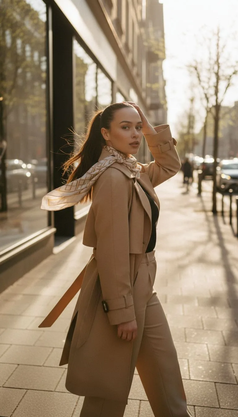 the beige jacket on me — AI color analysis and styling preview by Palette Hunt