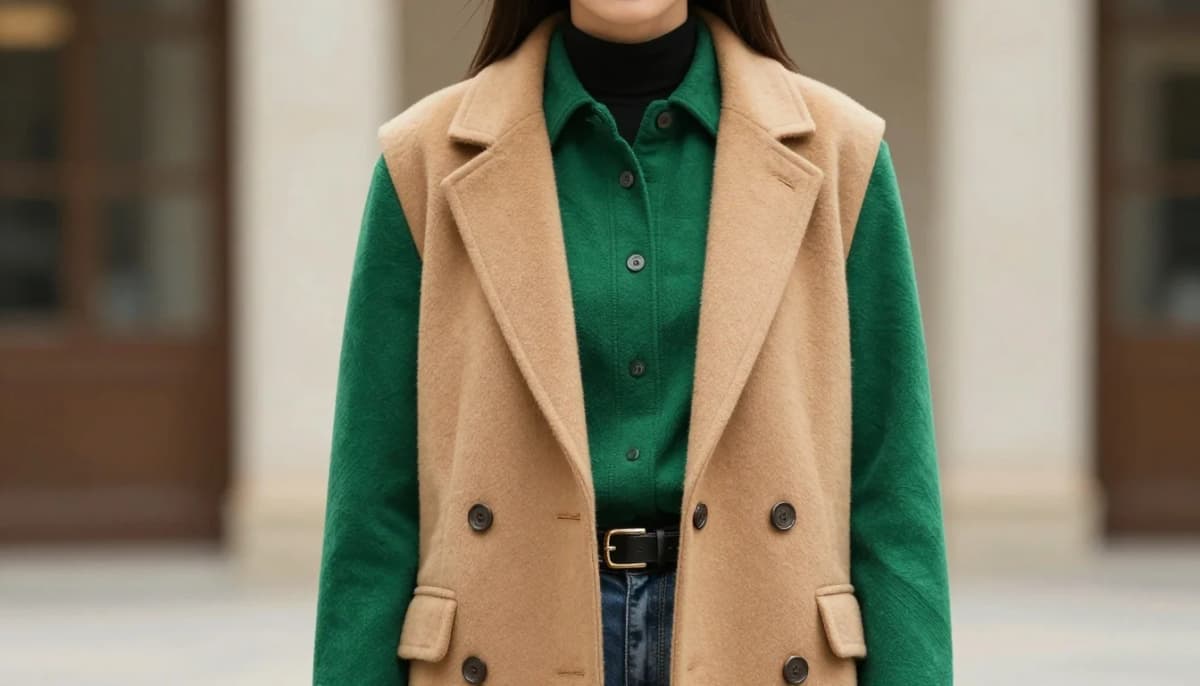 How to wear best blazer colors for olive skin — pairing chocolate brown, deep terracotta, burnt sienna near the face