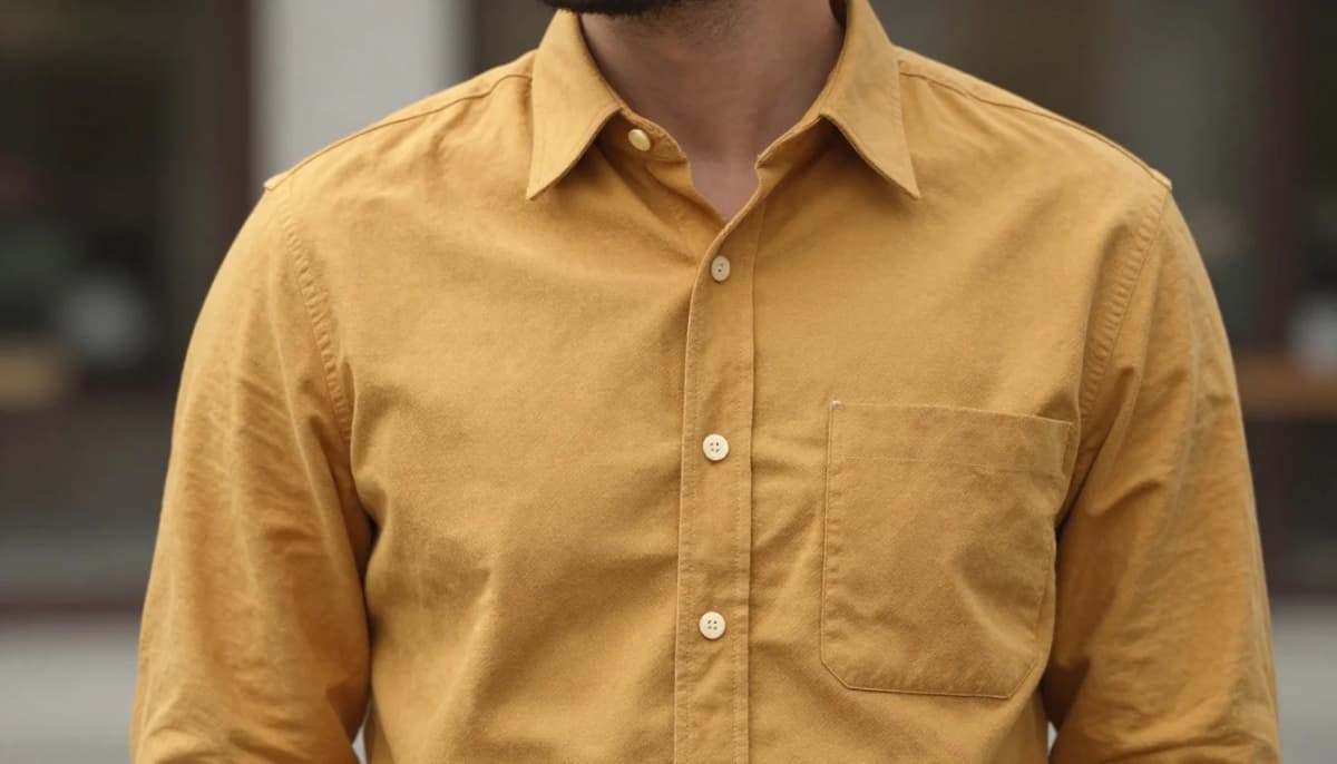 How to wear best colors for men with brown eyes | men's color guide — pairing amber, caramel, cognac brown near the face