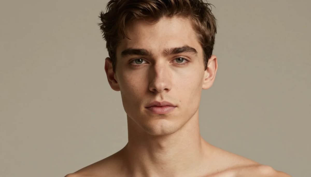 Best Colors for Men with Fair Skin | Men's Color Guide — flattering shades including soft navy, denim blue, airforce blue, steel blue