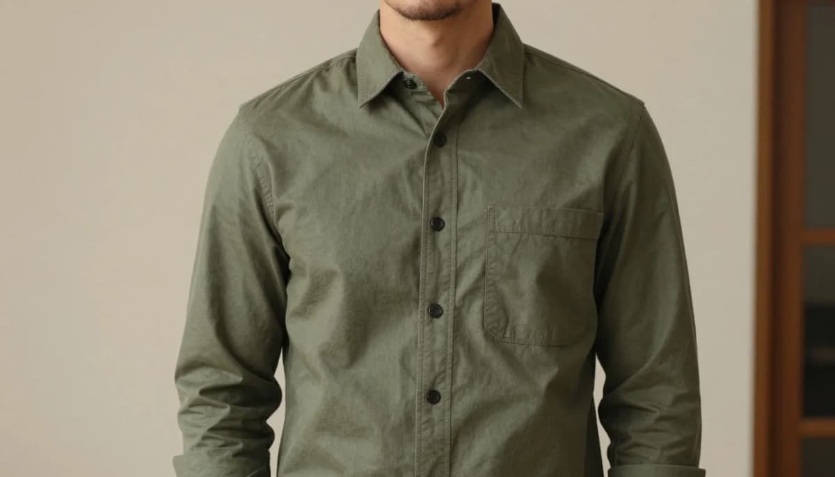 How to wear best colors for men with medium skin | men's color guide — pairing olive green, sage, moss near the face