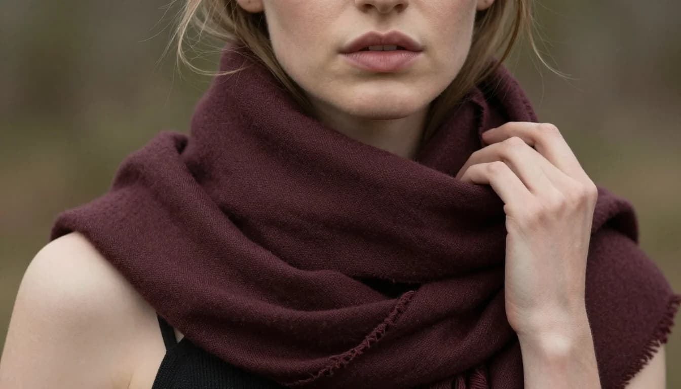 How to Style Scarf Colors with Pale Skin