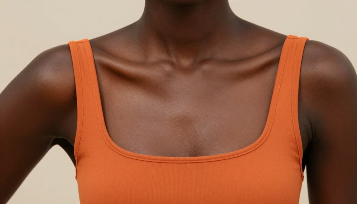 How to wear best shade of orange for dark skin — pairing true orange, bright tangerine, saturated pumpkin near the face