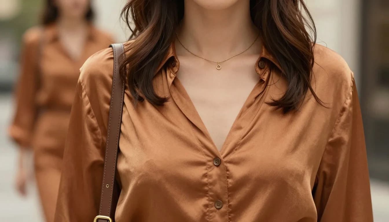 How to Wear Silk Well with Warm Undertones