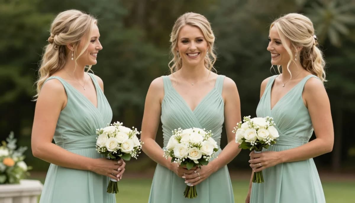 hair color for green dress Green maxi dress with circle skirts. Golden color detail in neckline –  GUNTINA
