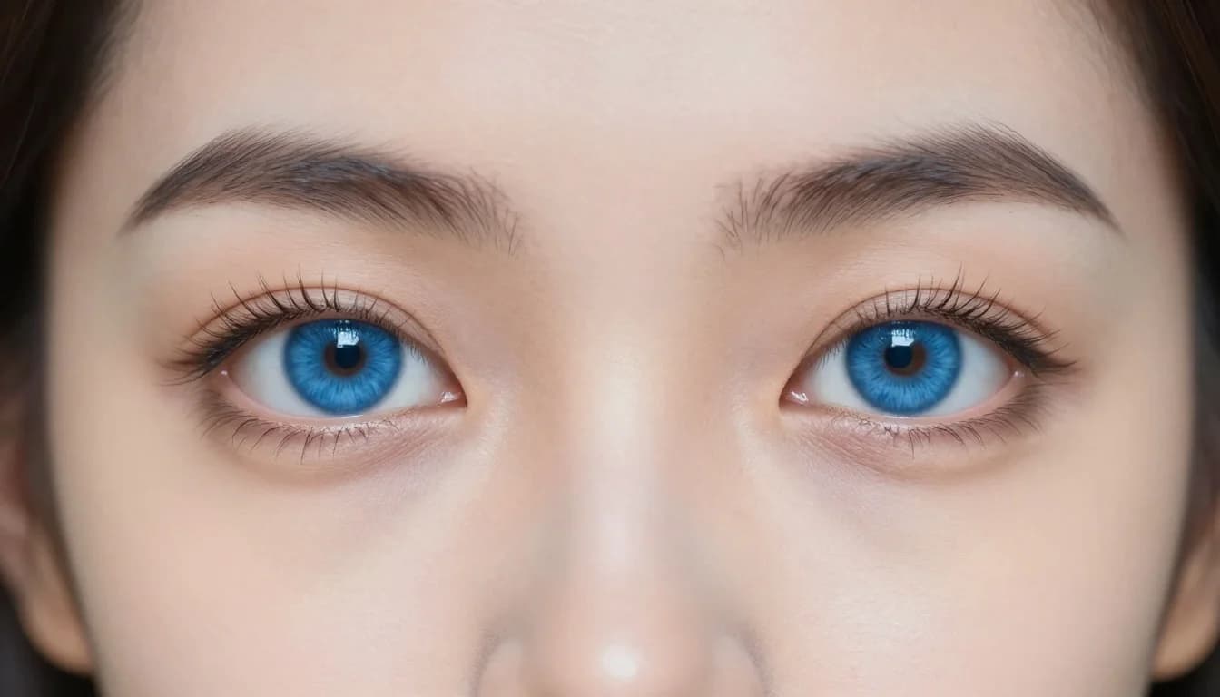Por Qué los Ojos Azules Responden Tan Visiblemente al Color