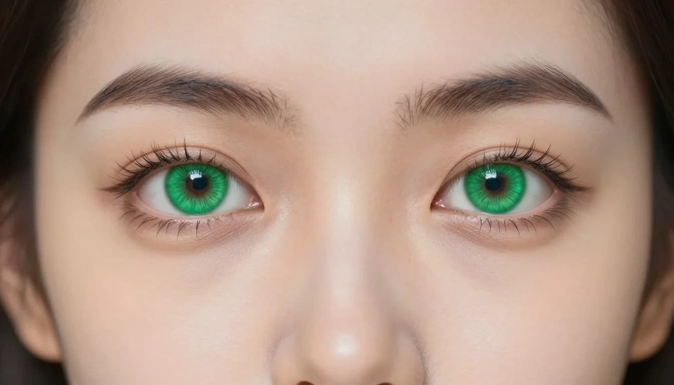 Por Qué los Ojos Verdes Reaccionan Tan Dramáticamente al Color