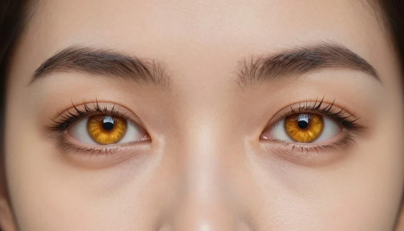 Why Purple Makes Amber Eyes Glow