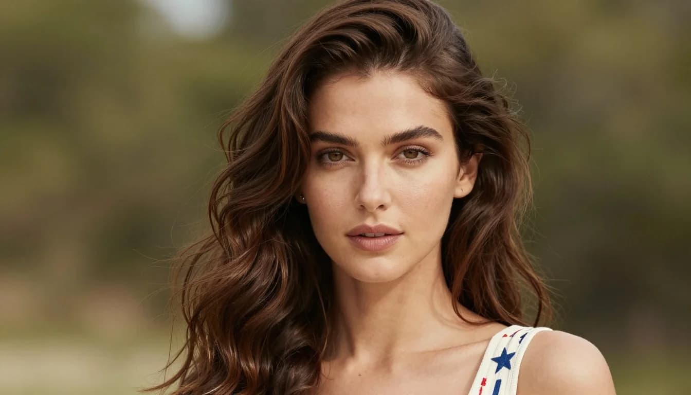 Why Brunettes Have Patriotic Color Advantages