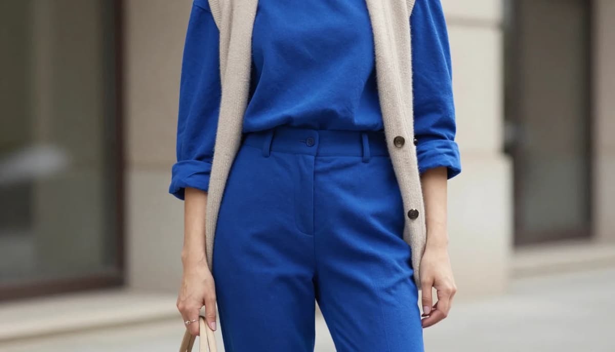 How to wear comment porter le bleu cobalt — pairing vrai bleu cobalt, bleu roi vif, bleu électrique froid near the face