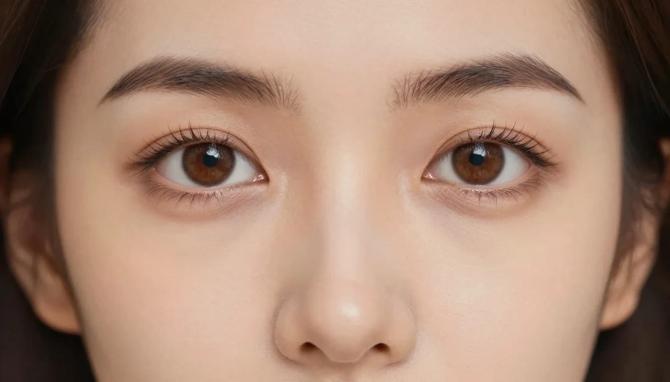 Why Hair Color Changes How Brown Eyes Read