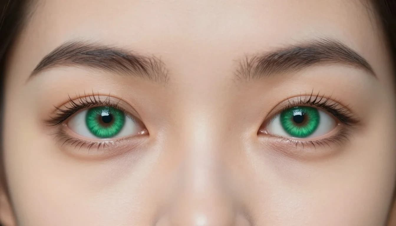 Dlaczego zielone oczy tak wyjątkowo reagują na kolor