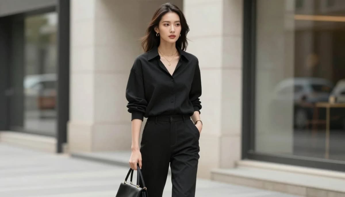 How to wear what skin tone suits black? | color guide — pairing true black, jet black, ink black near the face