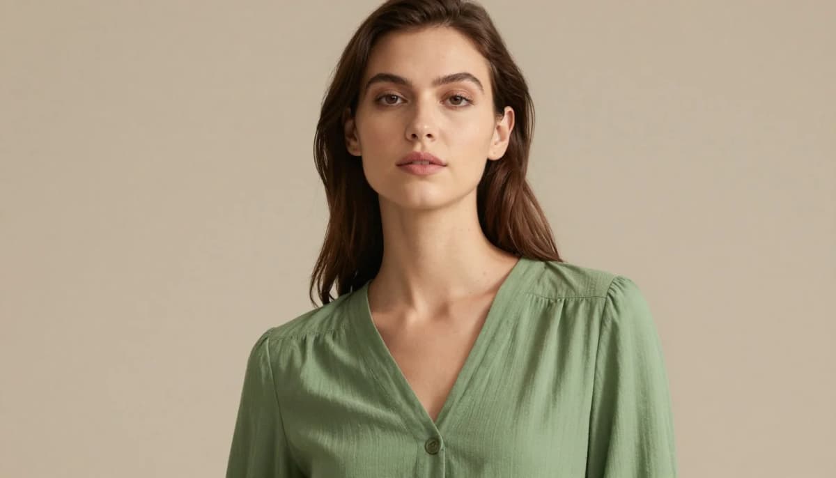 What Skin Tone Suits Sage Green? | Muted Green Guide — flattering shades including dusty sage, blue-sage, muted grey-green, soft eucalyptus