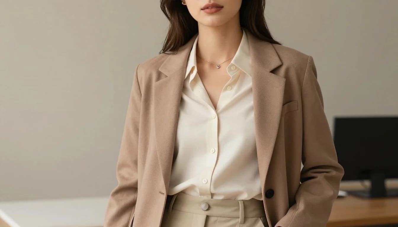 How to Build a Work Wardrobe for Brunettes