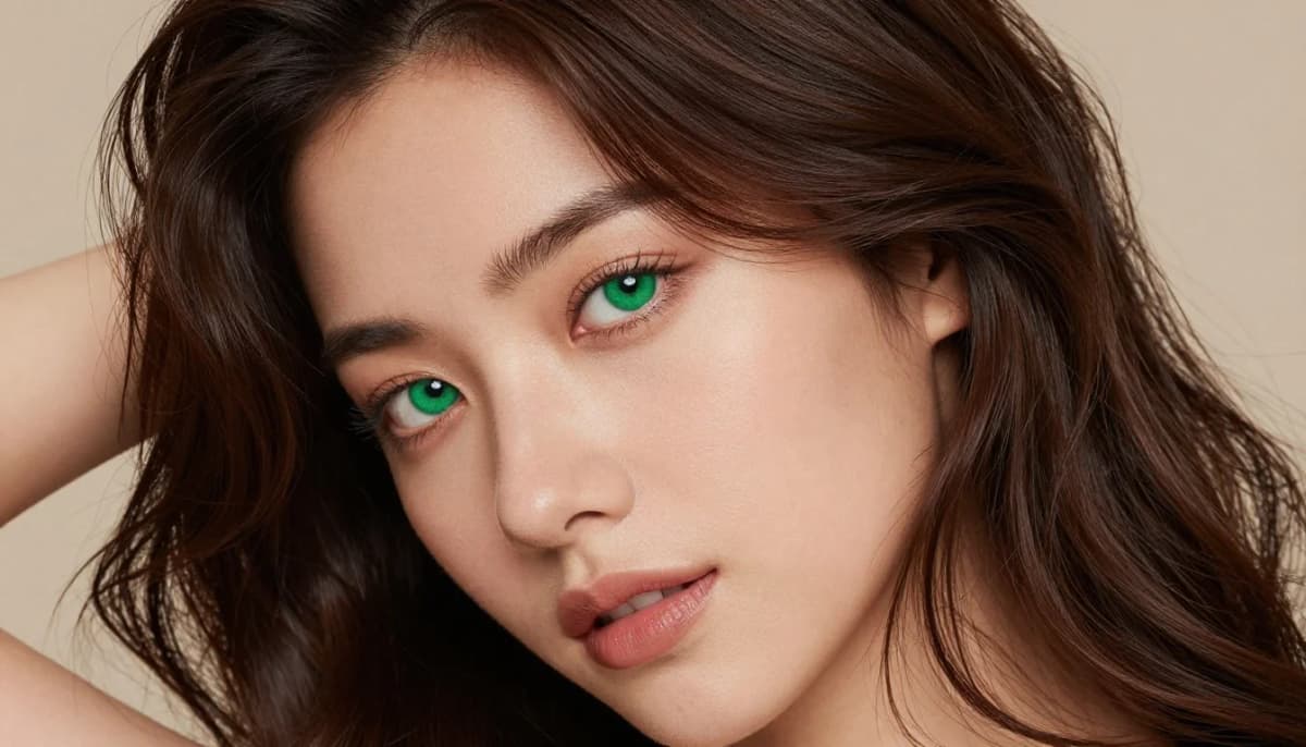 How to wear: Best Lowlights for Green Eyes How to wear best lowlights for green eyes — pairing auburn, warm red-brown, cinnamon brown near the face
