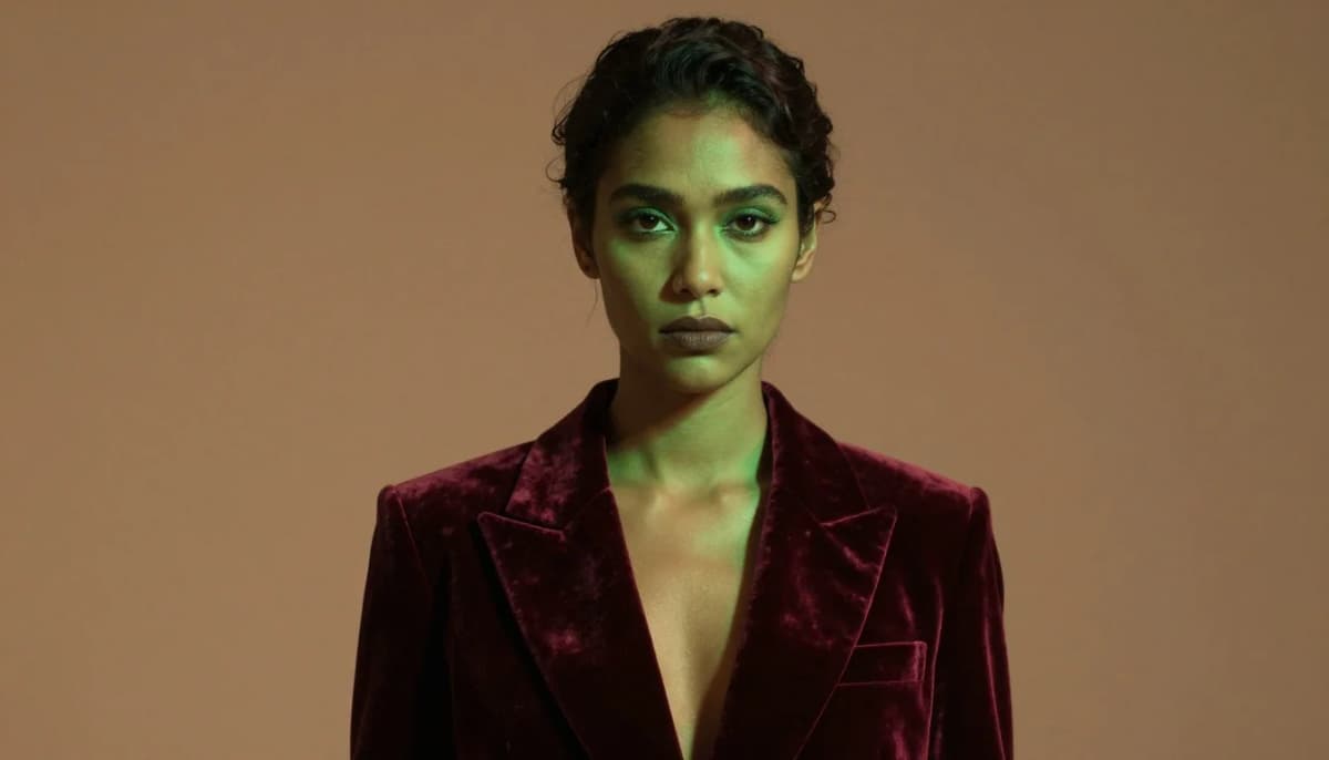 How to wear: Mejores Colores para Cabello Oscuro y Ojos Verdes How to wear mejores colores para cabello oscuro y ojos verdes — pairing burdeos profundo, vino tinto, frambuesa near the face
