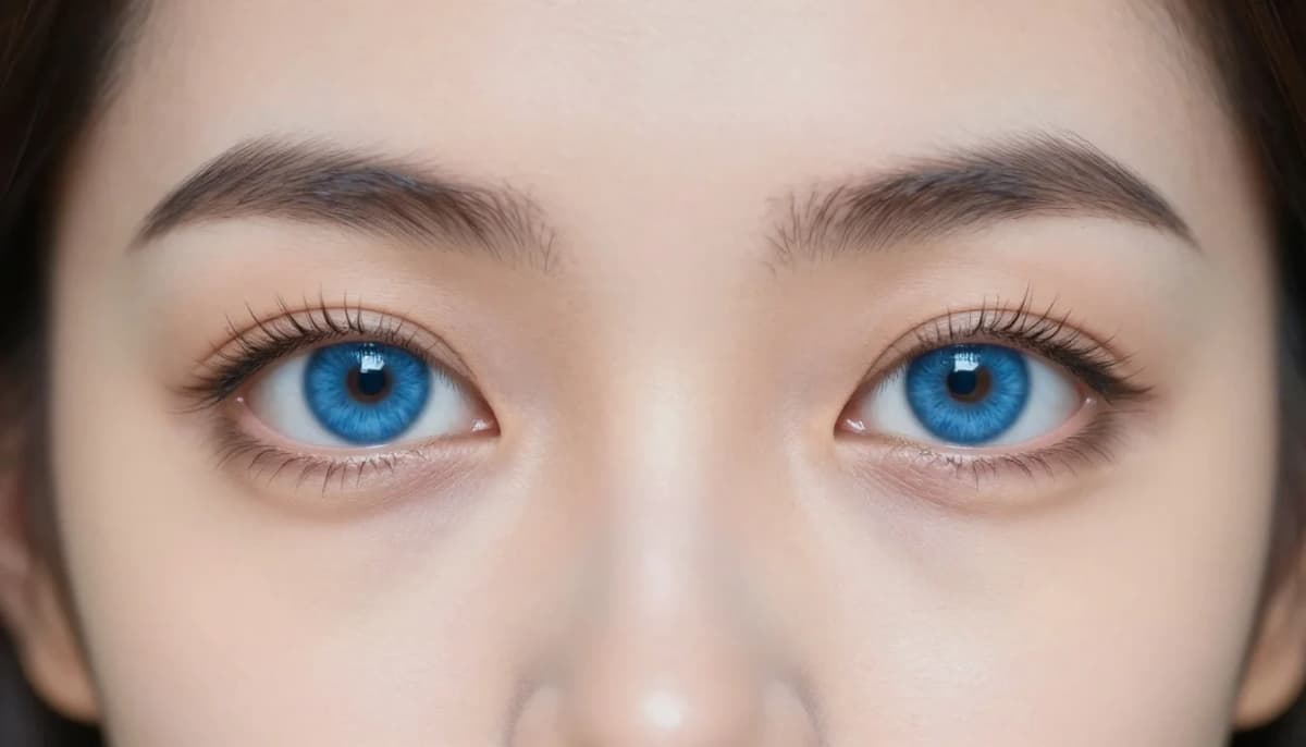 Mejores Colores para Ojos Azules: Guía Completa Mejores Colores para Ojos Azules: Guía Completa — flattering shades including terracota, cobre cálido, siena tostada, ámbar