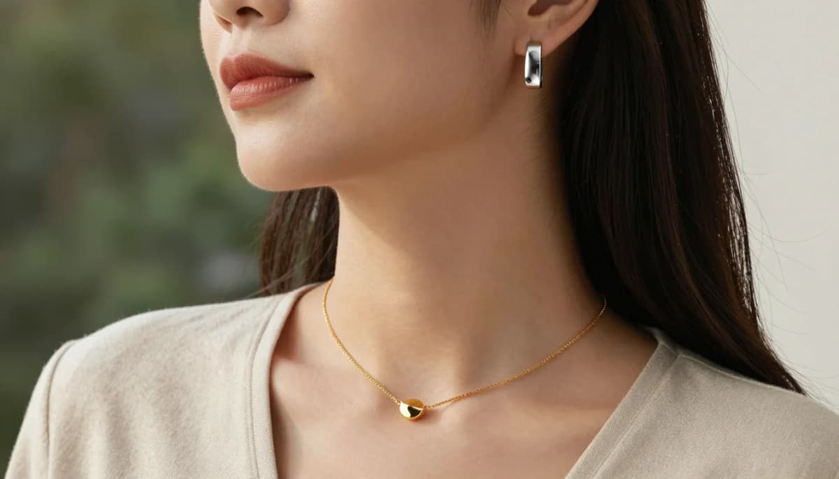 How to wear: Oro vs Plata: Qué Joyas Favorecen Tu Tono de Piel How to wear oro vs plata: qué joyas favorecen tu tono de piel — pairing oro amarillo, oro rosa, bronce near the face