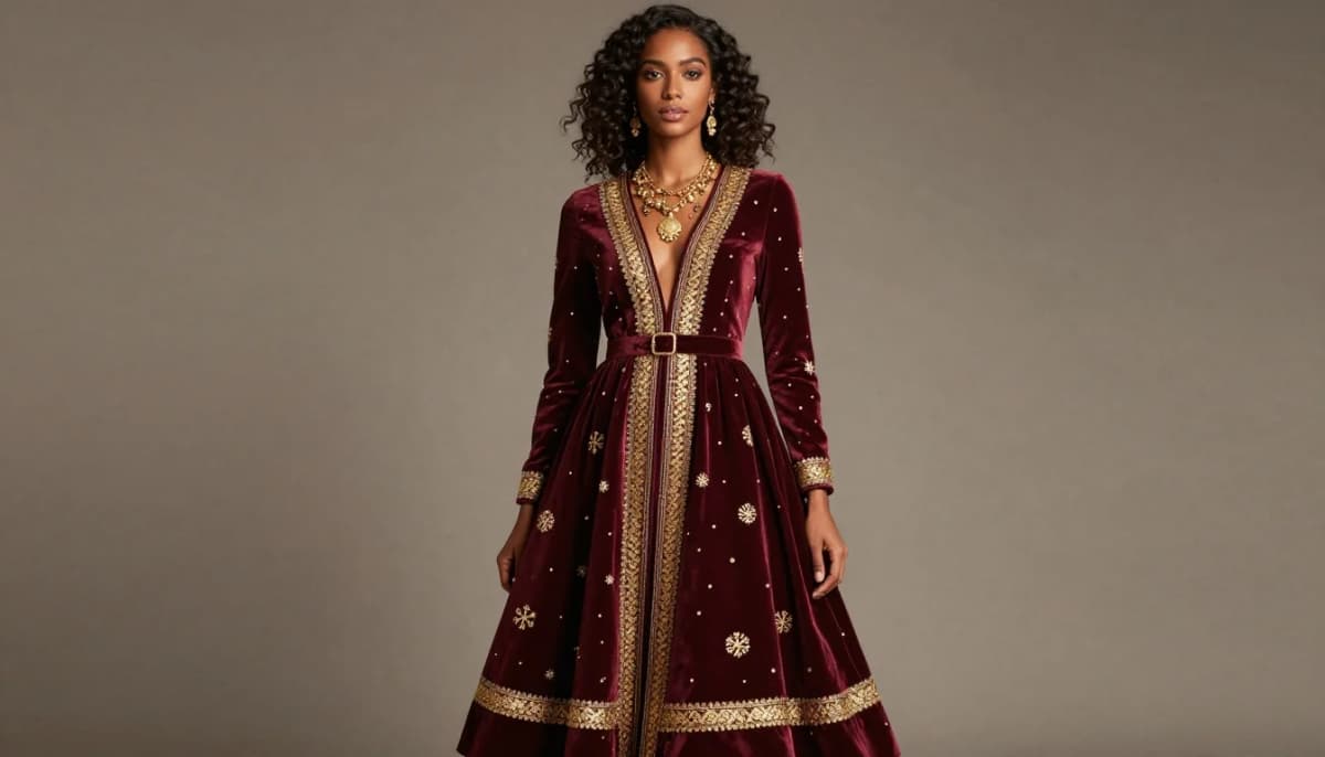 How to wear: Holiday Outfits for Dark Skin How to wear holiday outfits for dark skin — pairing true red, crimson, cherry red near the face