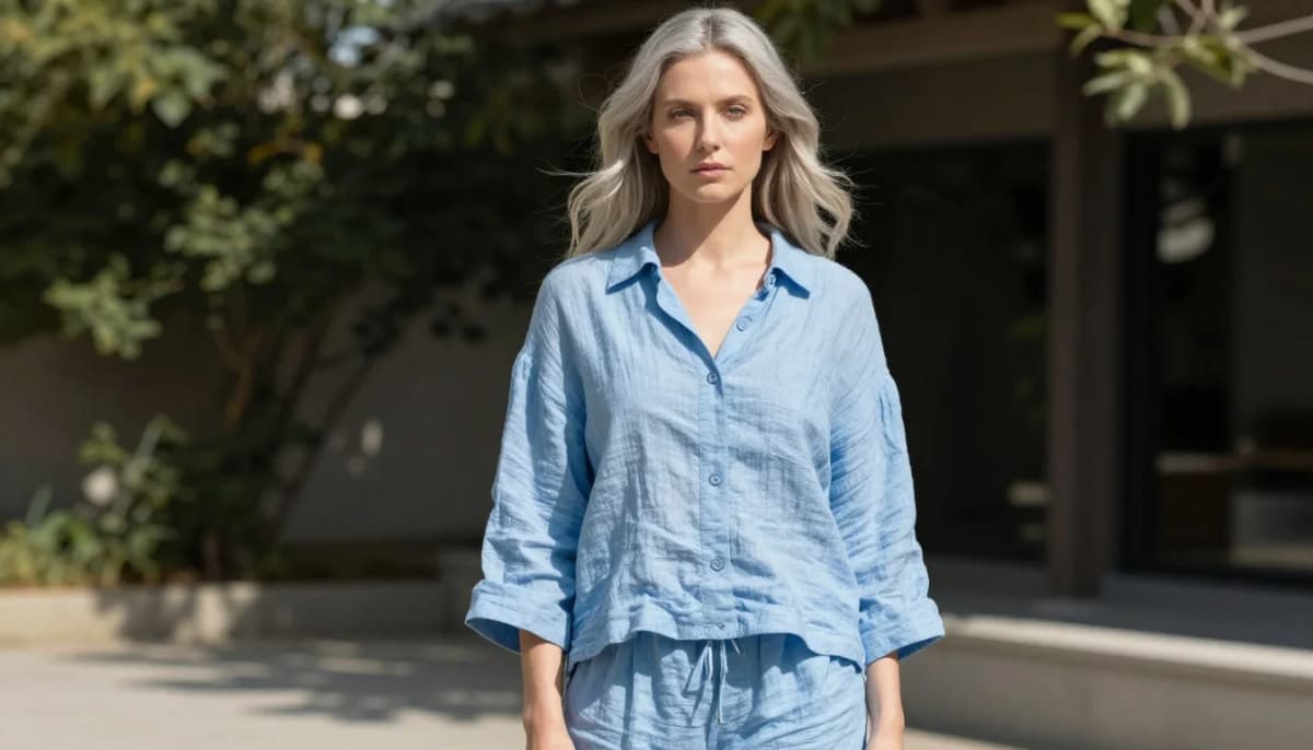 Light Summer Summer Outfits: Cool Soft Color in the Heat Light Summer Summer Outfits: Cool Soft Color in the Heat — flattering shades including powder blue, soft rose, cool lavender, pale periwinkle