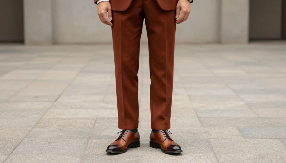 How to wear: Men's Work Wardrobe for Warm Undertones | Office Color Guide How to wear men's work wardrobe for warm undertones | office color guide — pairing warm charcoal, warm navy, camel near the face