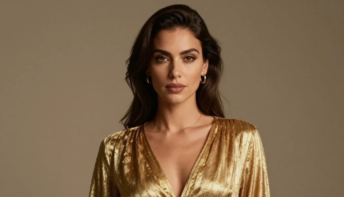 New Year's Eve Outfit Colors for Olive Skin | NYE Color Guide New Year's Eve Outfit Colors for Olive Skin | NYE Color Guide — flattering shades including rich warm gold, antique bronze, deep copper, warm champagne