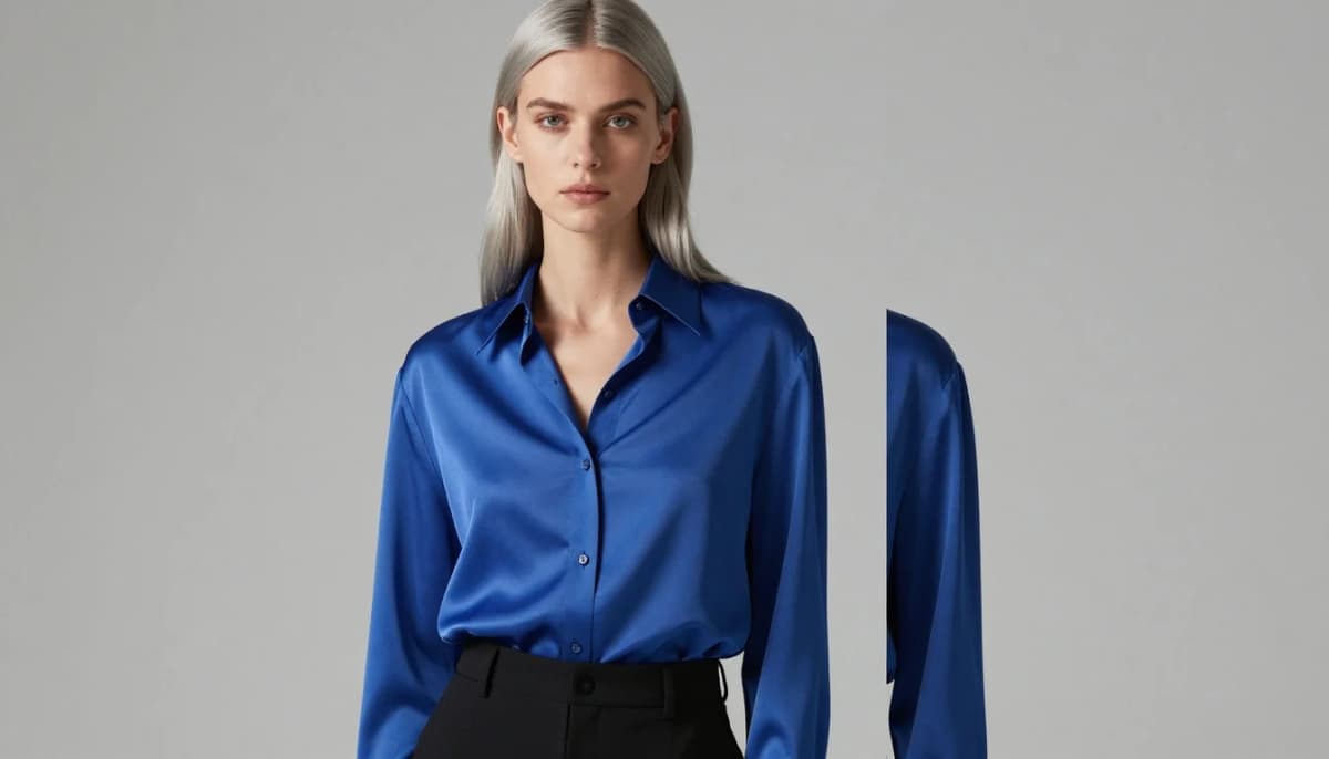 How to wear: Najlepsze kolory dla srebrnych włosów — kompletny przewodnik How to wear najlepsze kolory dla srebrnych włosów — kompletny przewodnik — pairing szafirowy niebieski, ametystowy fiolet, głęboki teal near the face