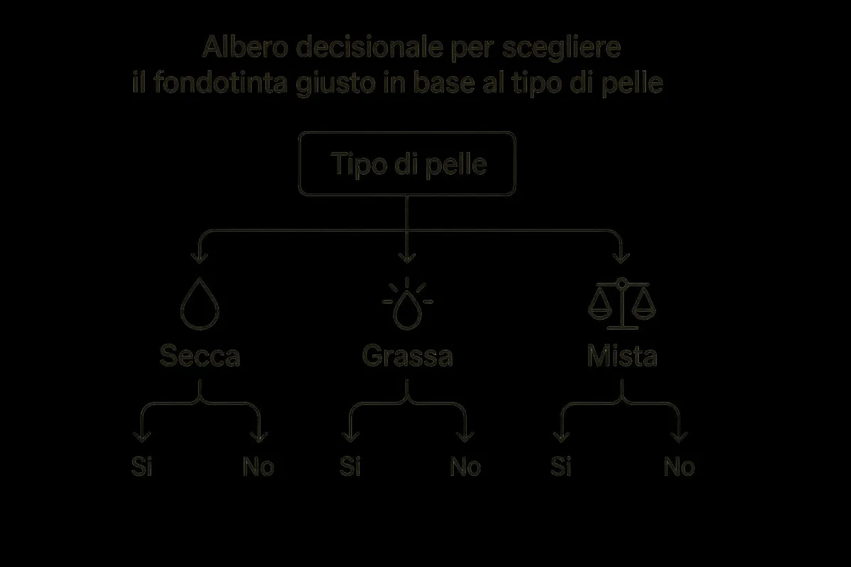Guida visiva ai sottotoni della pelle: freddo, caldo e neutro per scegliere il fondotinta