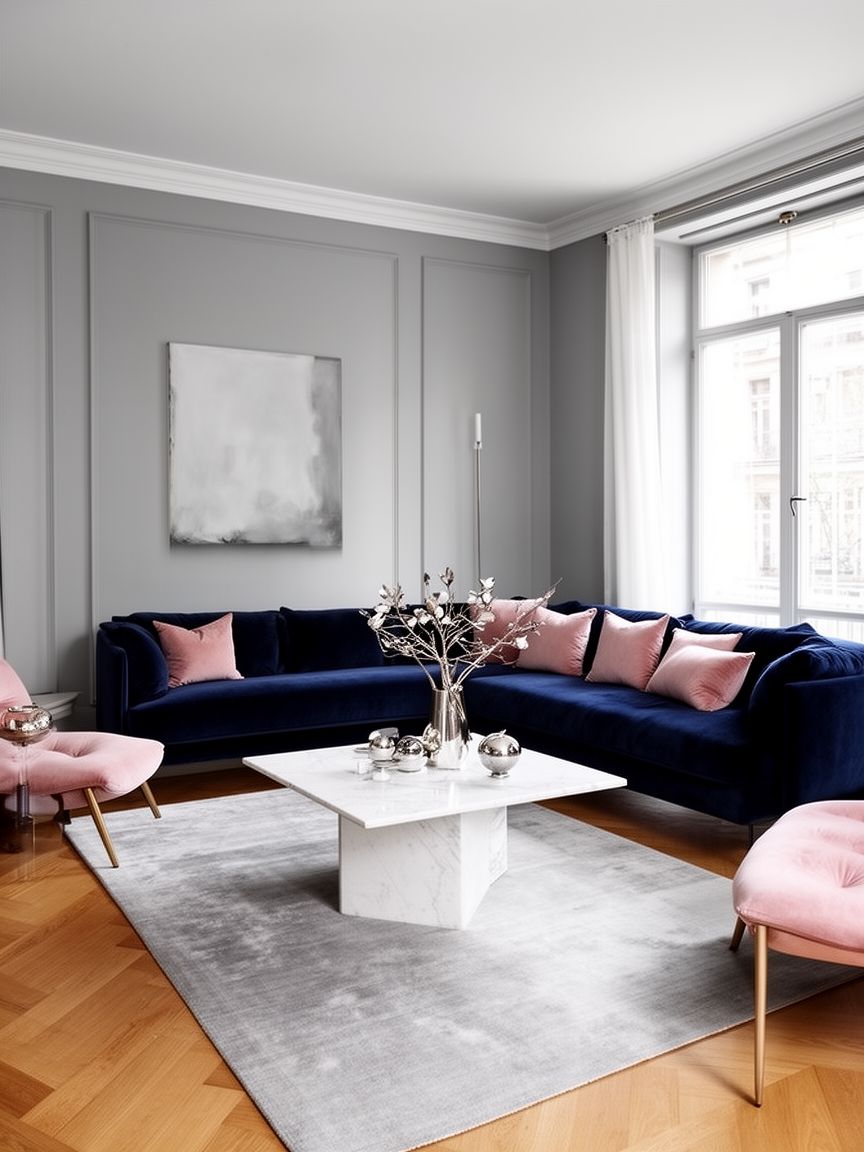 Szary we wnętrzach - eleganckie połączenie kolorów