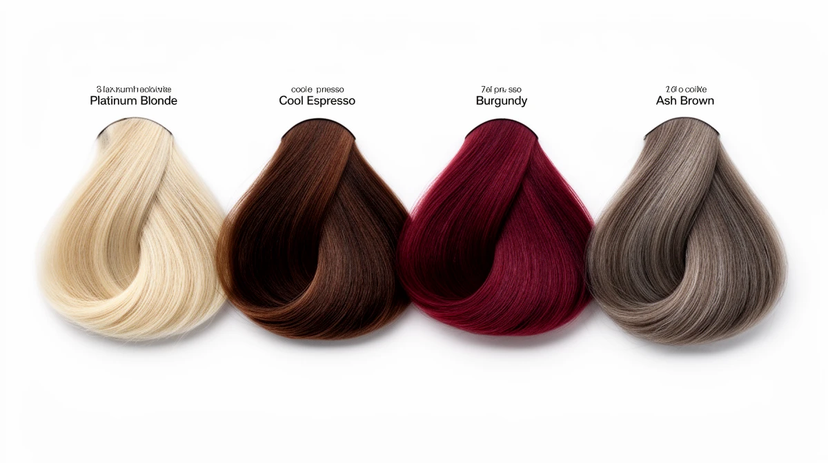 True Winter blonde hair color swatches