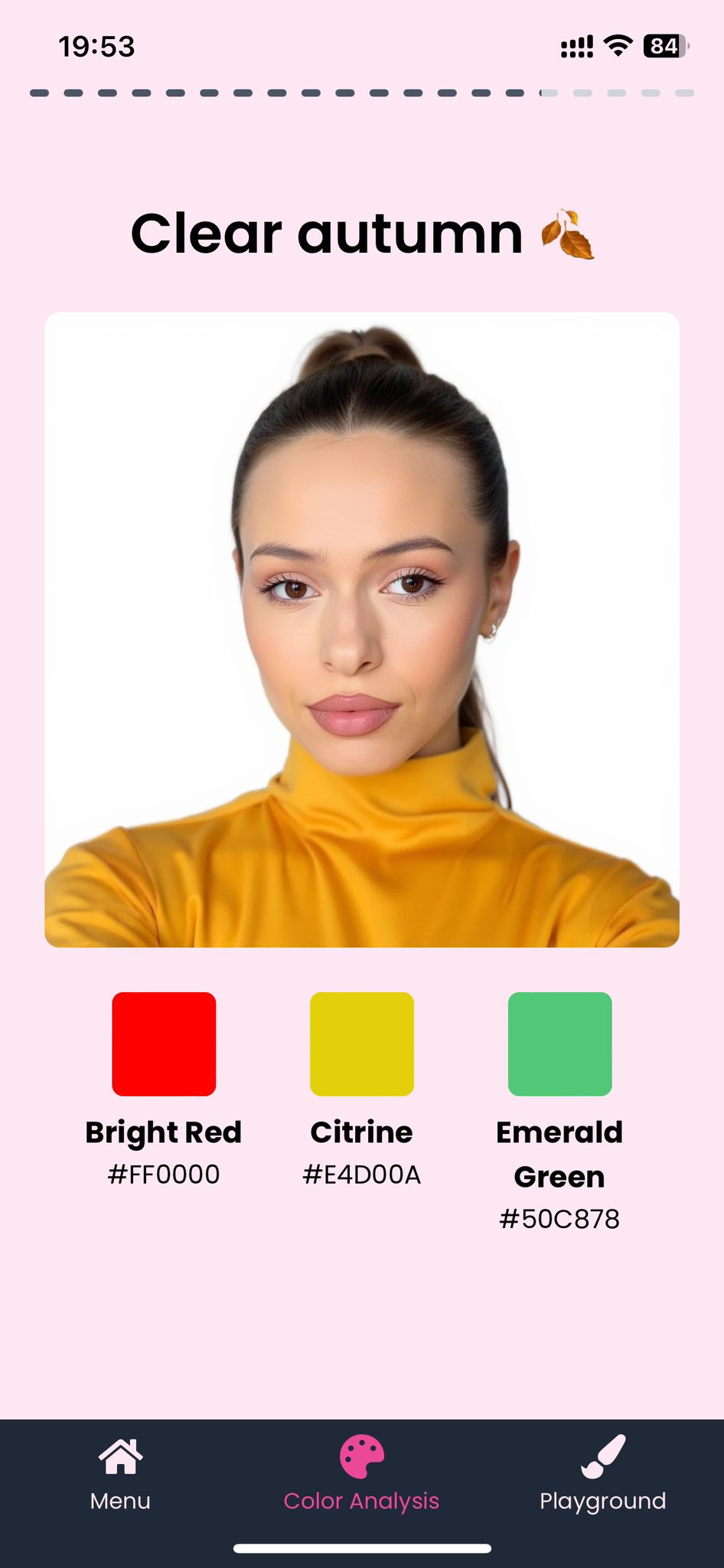 Color Analysis Example 1