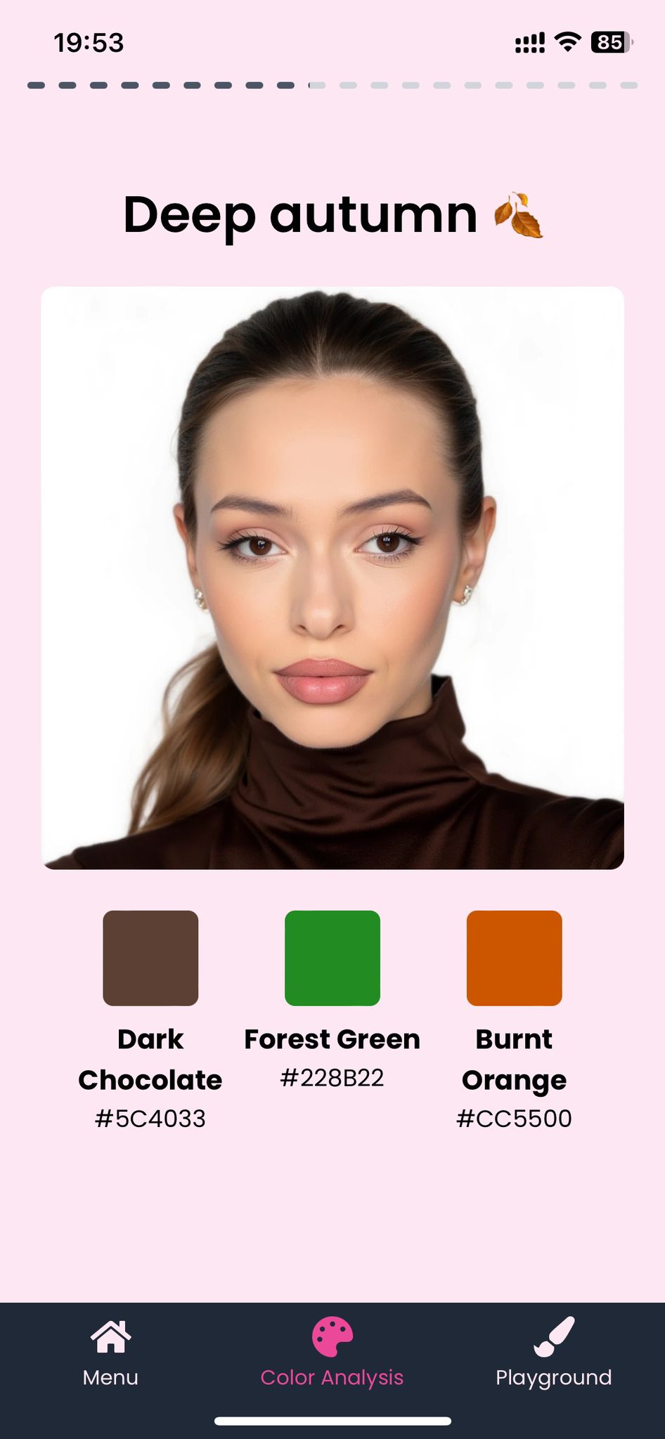 Color Analysis Example 8