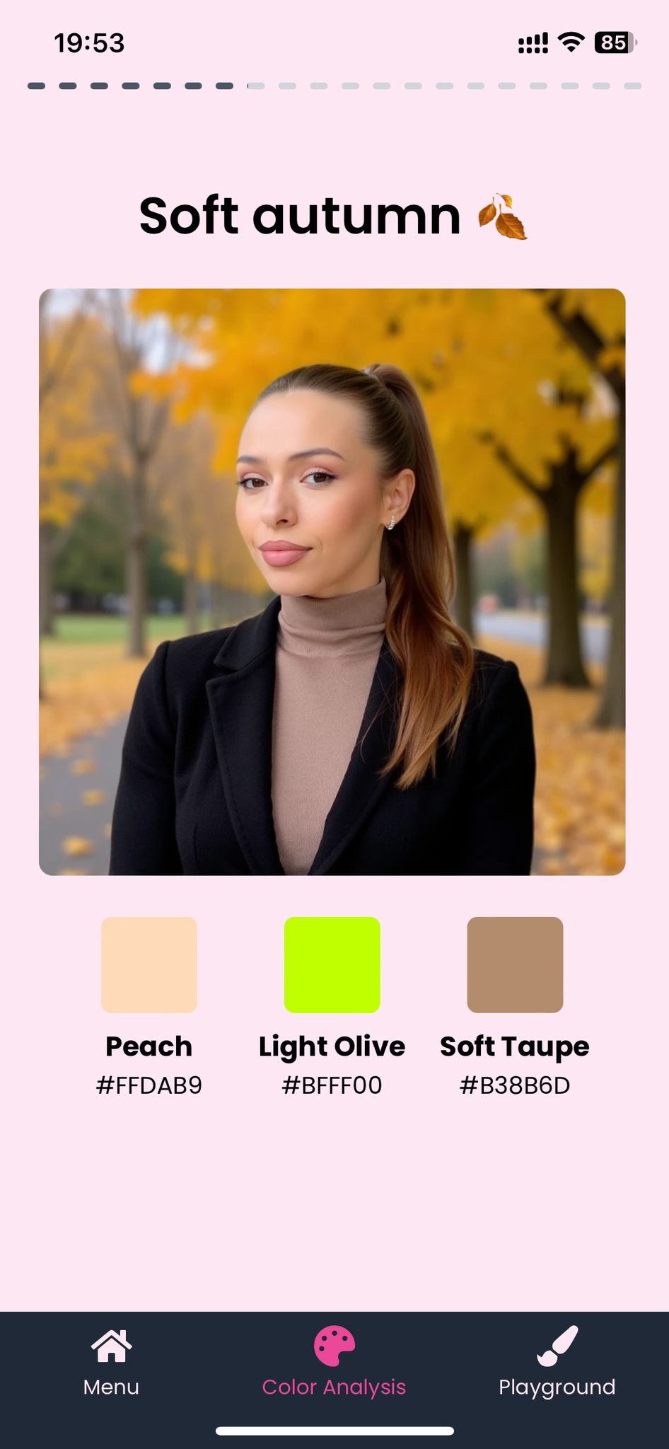 Color Analysis Example 9