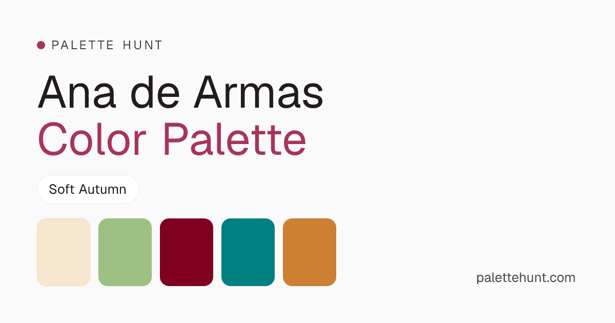 Ana de Armas Color Analysis & Color Palette