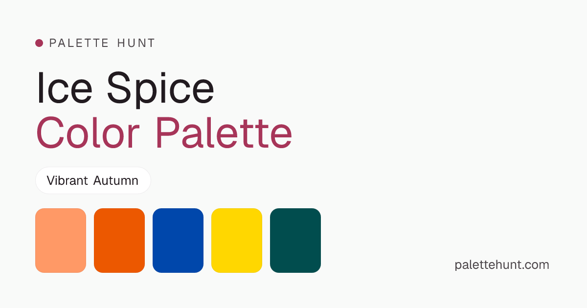 Ice Spice Color Analysis & Color Palette