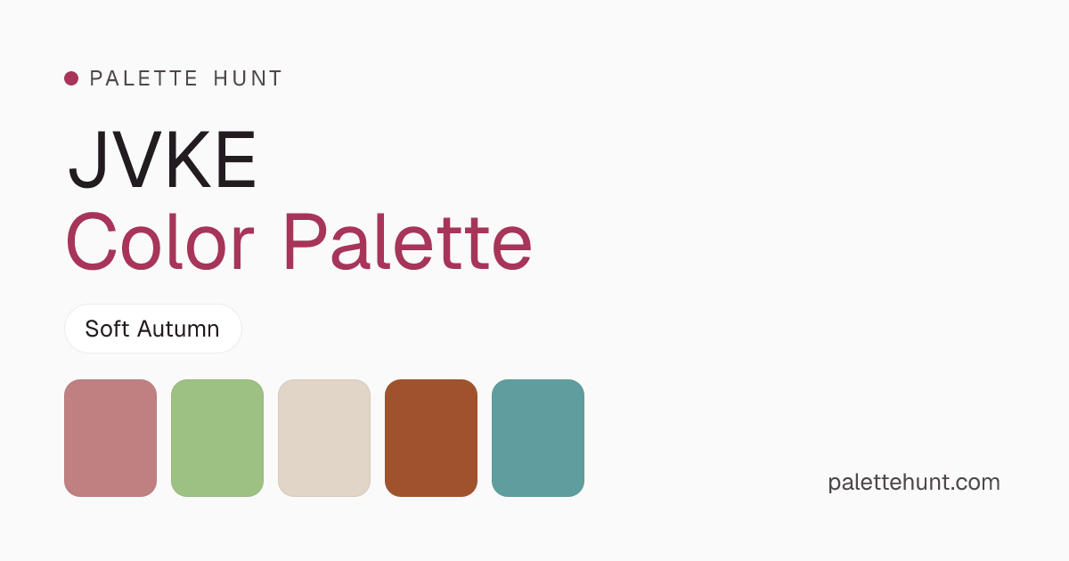 JVKE Color Analysis & Color Palette