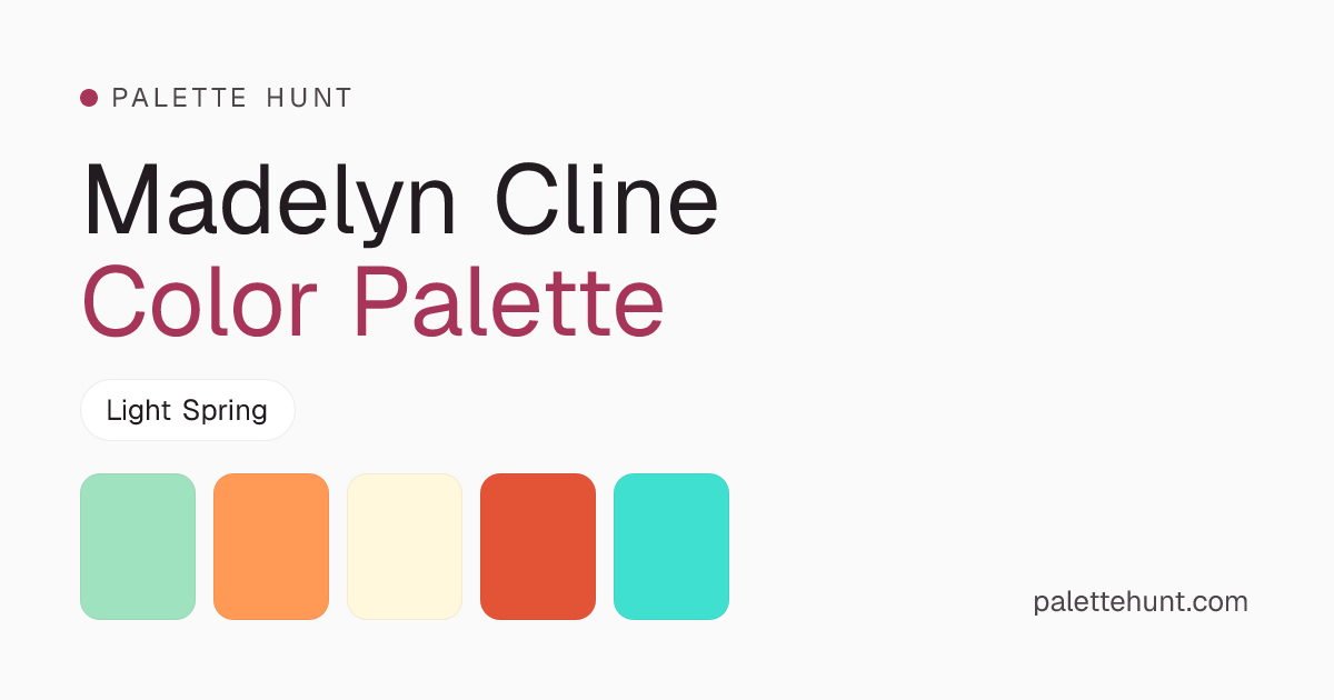Madelyn Cline Color Analysis & Color Palette