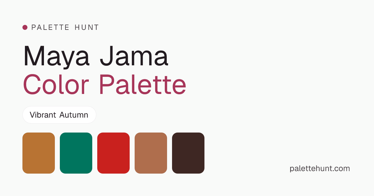 Maya Jama Color Analysis & Color Palette | Palette Hunt