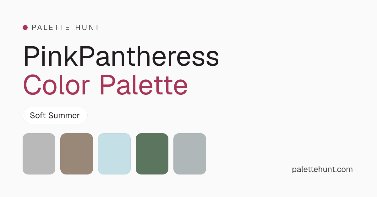 PinkPantheress Color Analysis & Color Palette