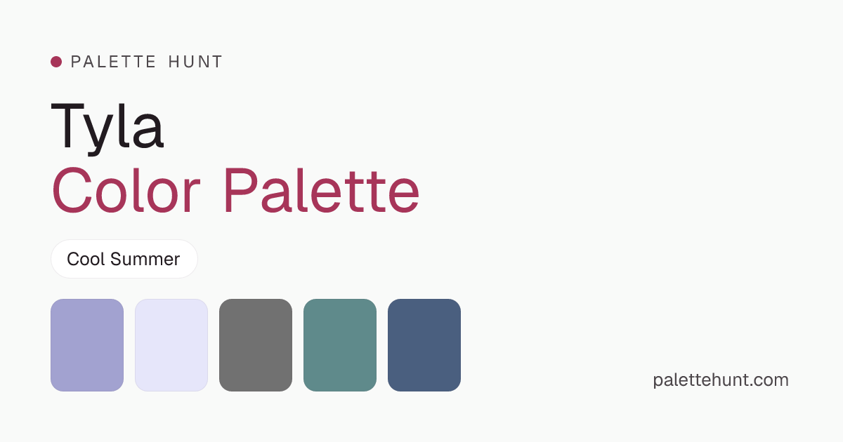 Tyla Color Analysis & Color Palette