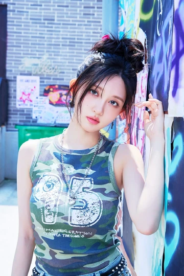 Gaeul (IVE) color palette inspiration