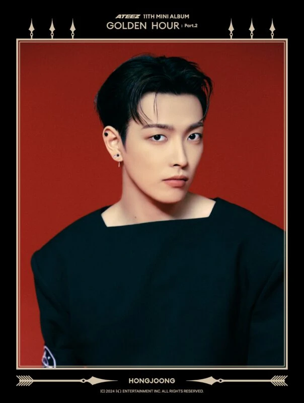 Hongjoong (ATEEZ) color palette inspiration