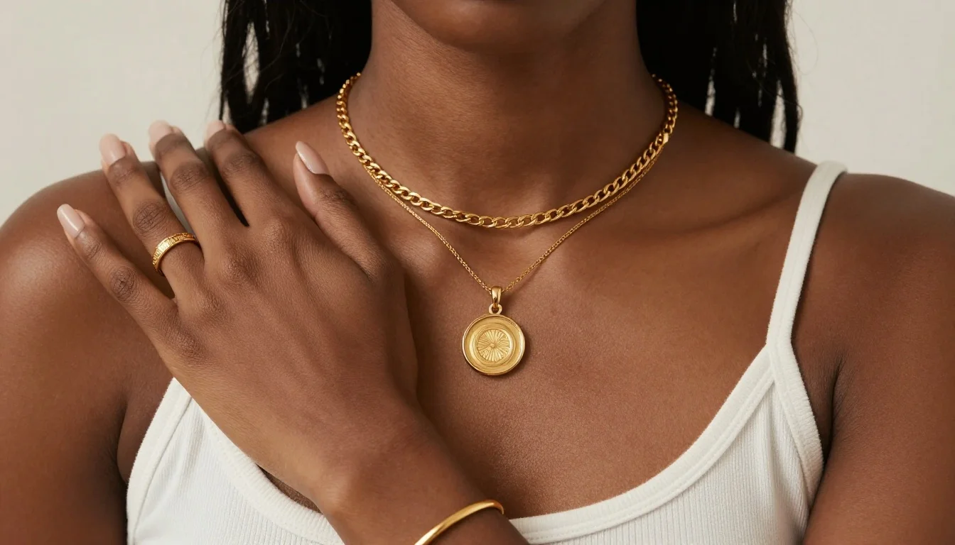 How to wear: Best Accessories for Dark Skin How to wear best accessories for dark skin — pairing rich burgundy, deep cobalt, warm cognac near the face