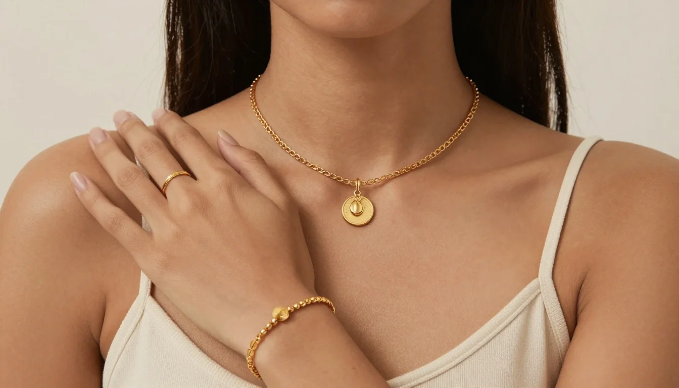 How to wear best accessories for olive skin — pairing cognac, camel, chocolate brown near the face