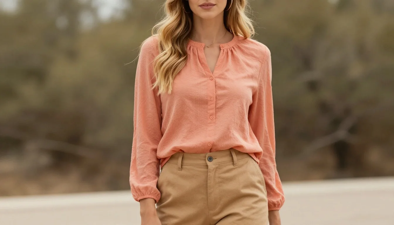 How to wear: Am I a Spring or Autumn? How to Tell How to wear am i a spring or autumn? how to tell — pairing warm peach, golden yellow, clear coral near the face
